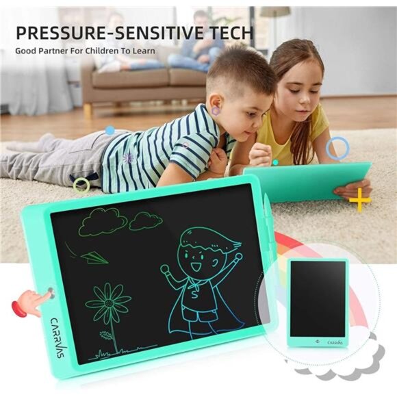 LCD Writing Tablet 10 Inch Colorful Drawing Pad for Kids Erasable Reusable - Picture 3 of 7